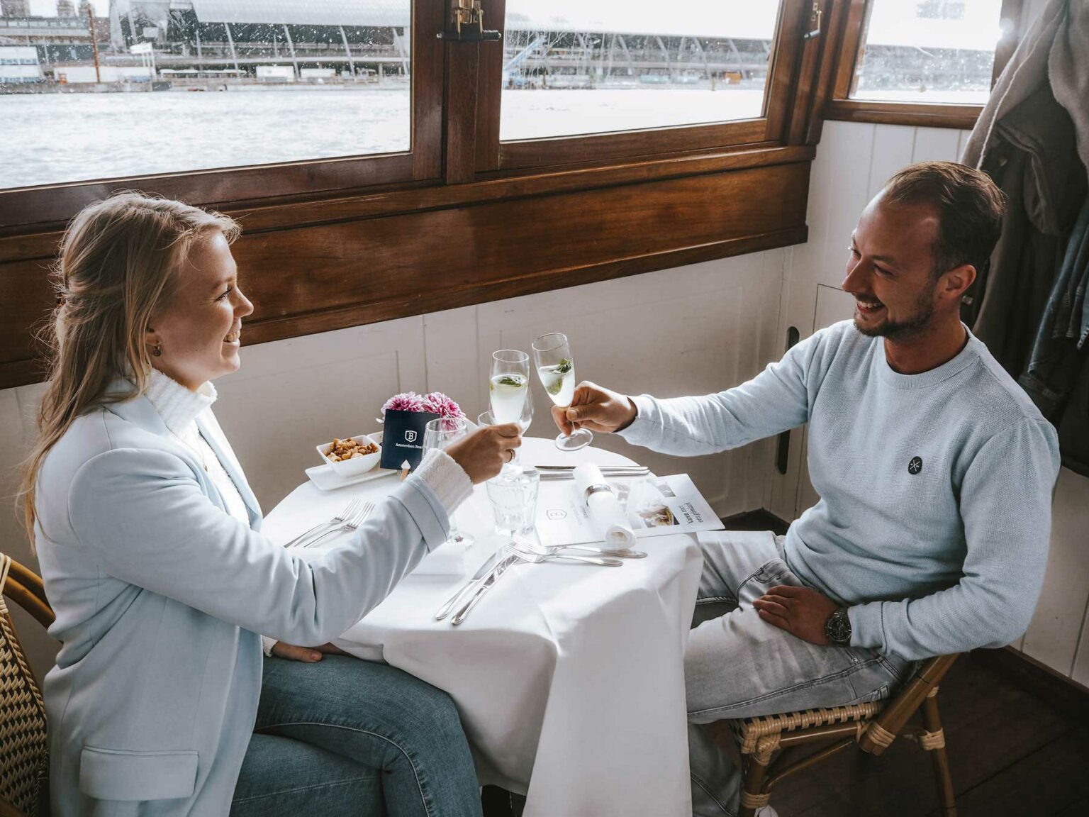 Luxury Dinner Cruise on the Amsterdam canals best experience so far!