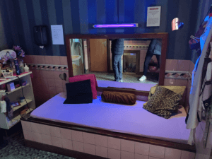 simple room in Red Light Secrets Museum