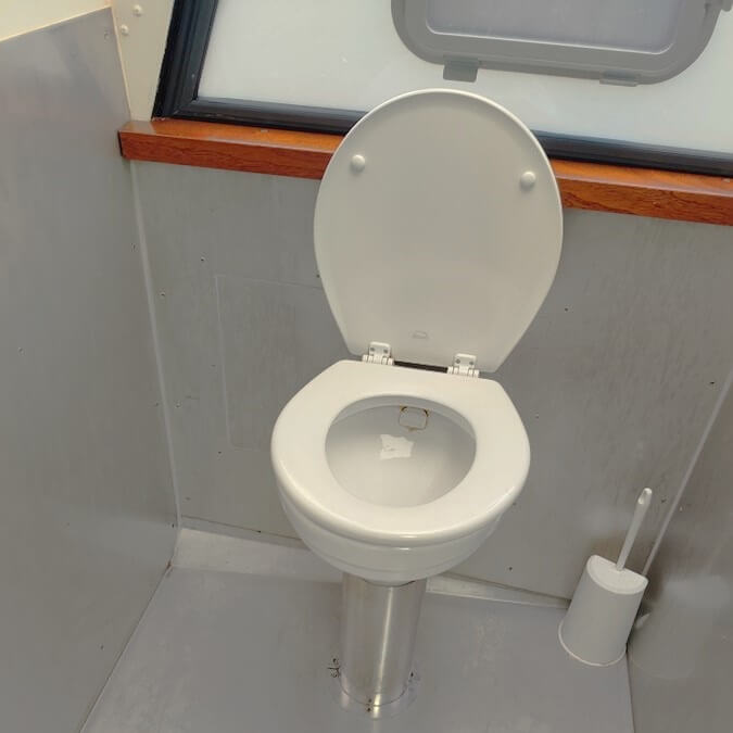 Lovers cruise board toilet 1