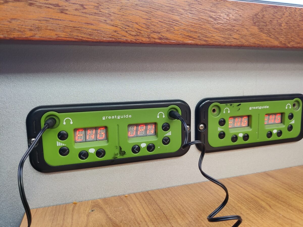 The audio guide is available in 19 languages