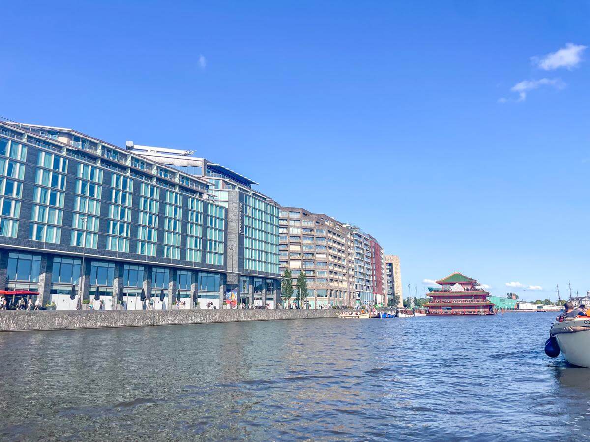 Eco-Boats Amsterdam boat ride views Eco-Boats Amsterdam boat ride views