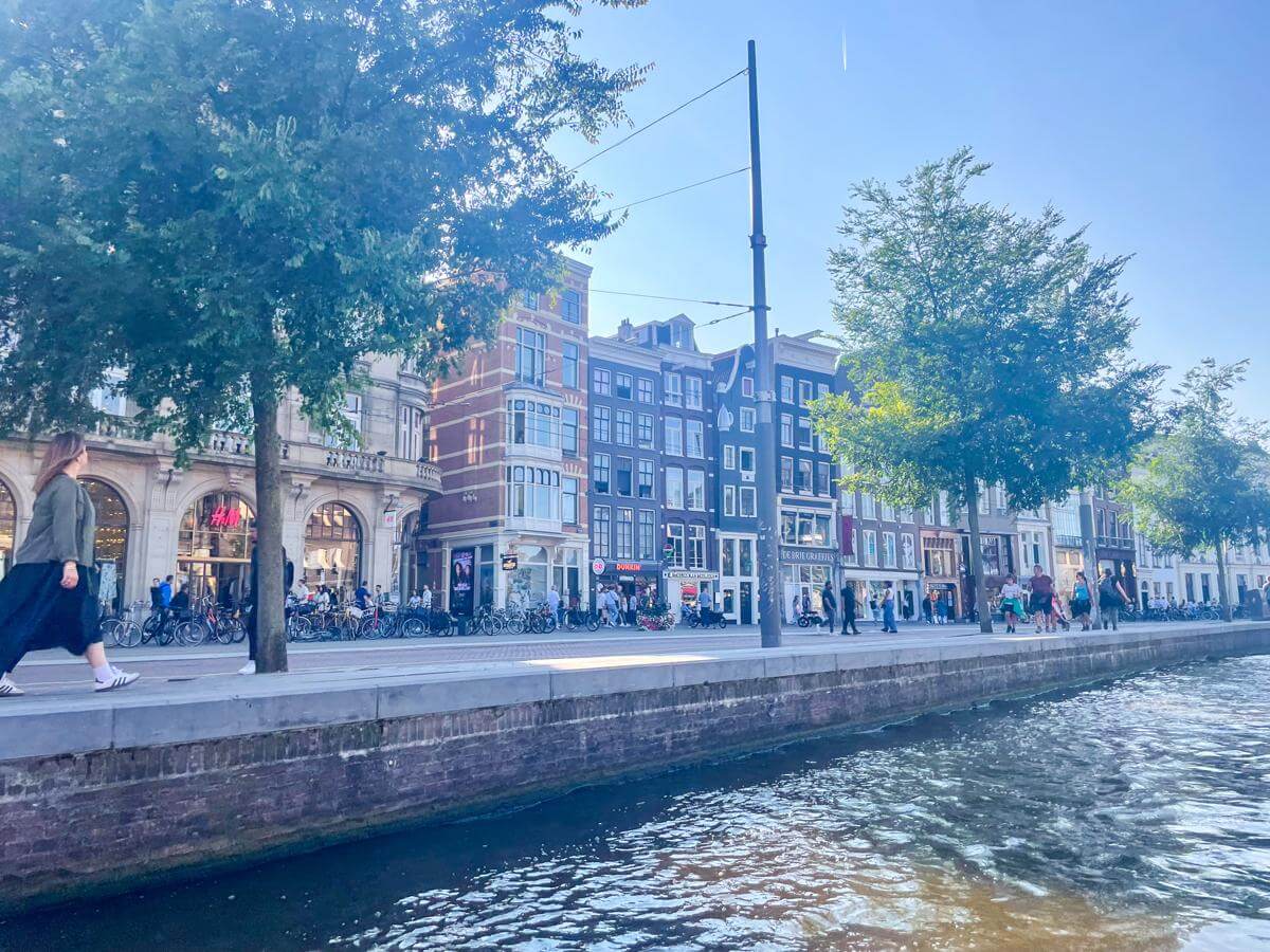 Eco-Boats Amsterdam Canal Cruise views Eco-Boats Amsterdam Canal Cruise views