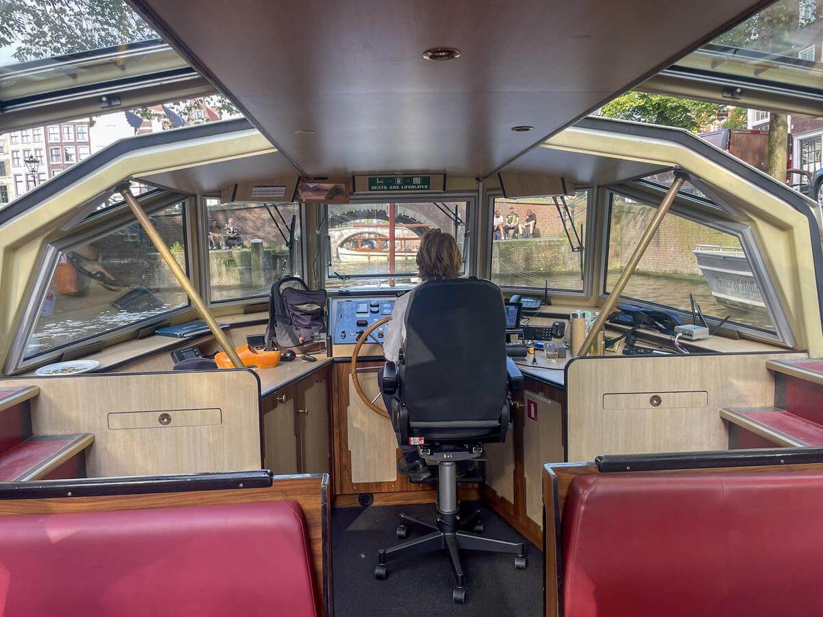 Stromma open boat Stromma open boat cruise Amsterdam