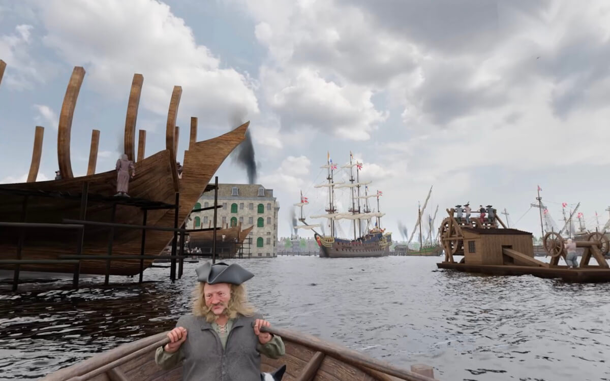 VR4_Schip in aanbouw_moddermolen 1200 Image from VR simulation