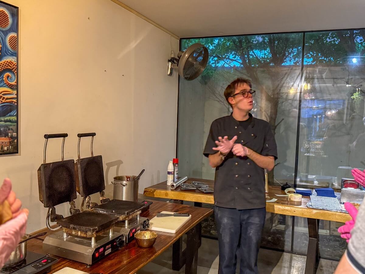 Stroopwafel lessons in Amsterdam