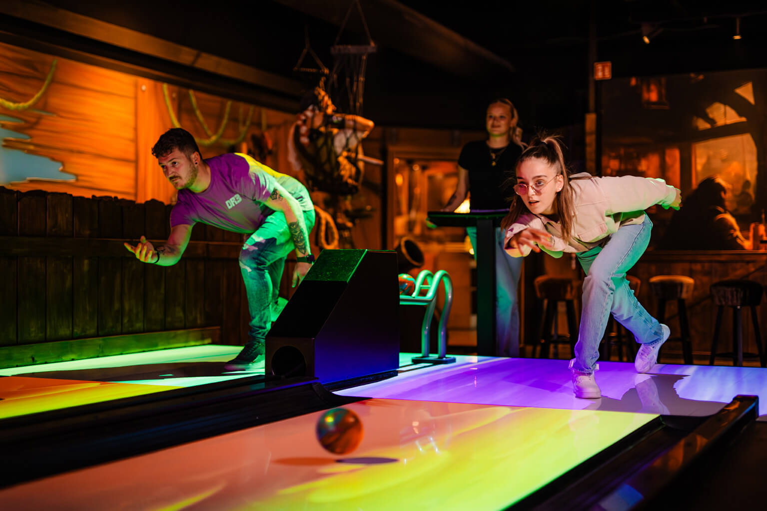 Duckpin bowling Hollywood Center