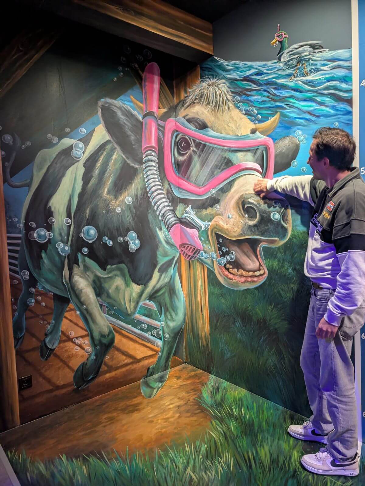 Jep, it's all part of becoming a really Dutchy! 3D art at highlights of Holland