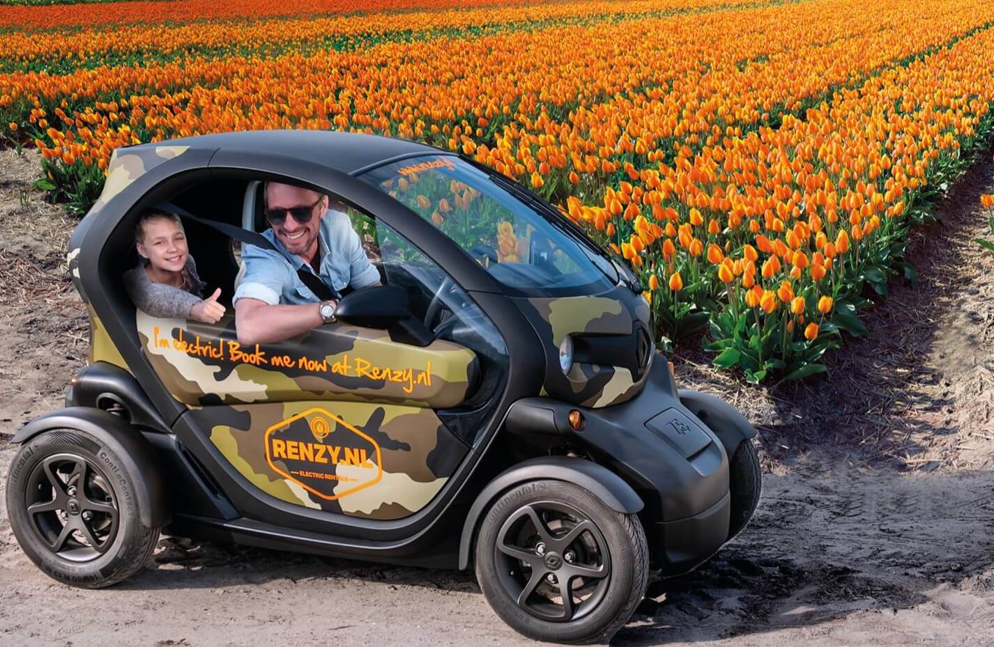 Renzy electric car tulip safari