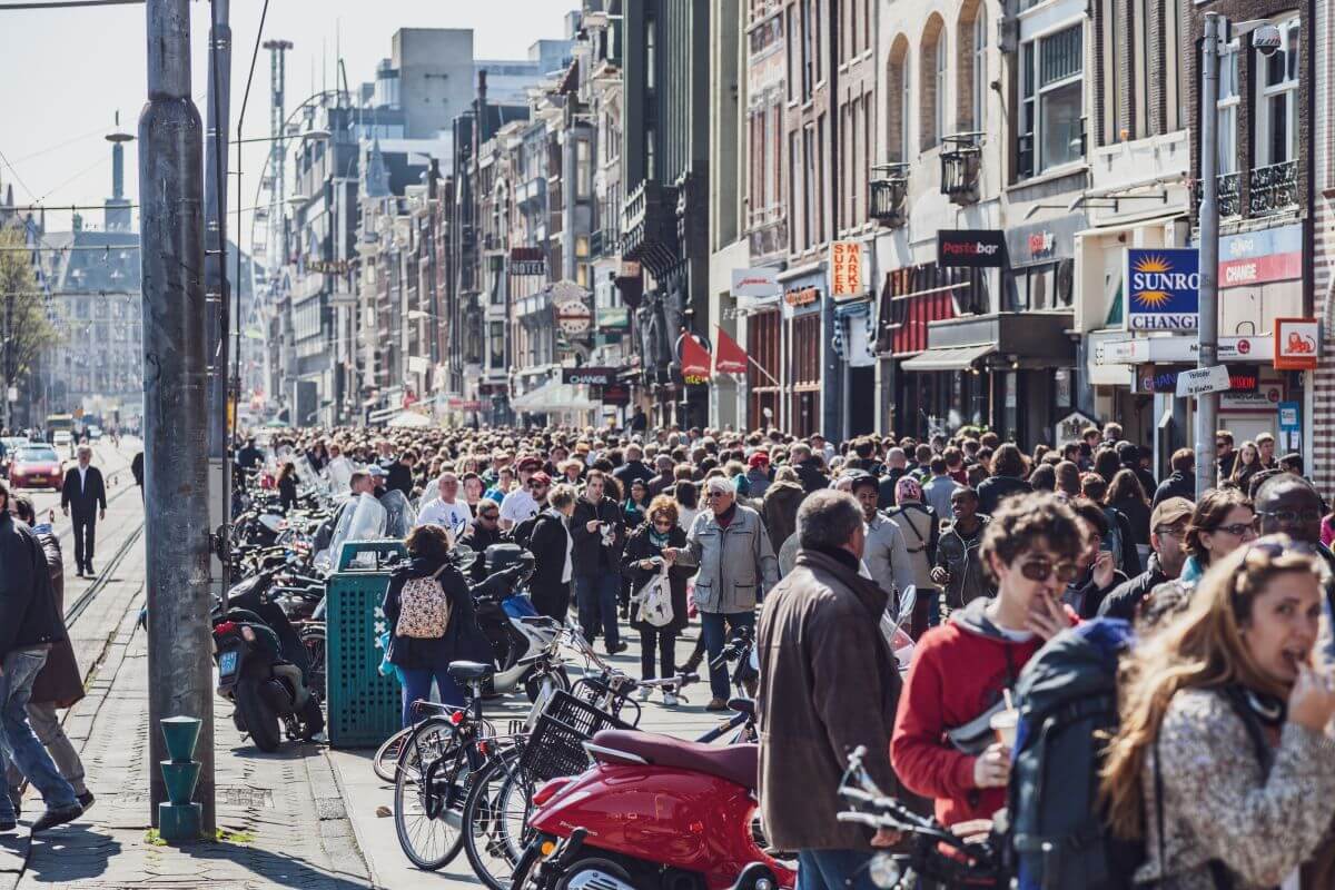 amsterdam is altijd druk