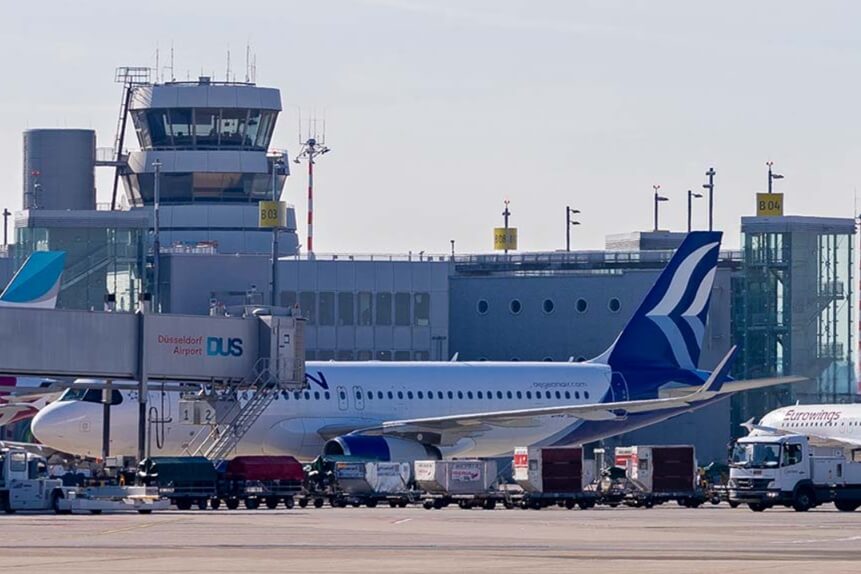 Puertas del aeropuerto de Düsseldorf DUS