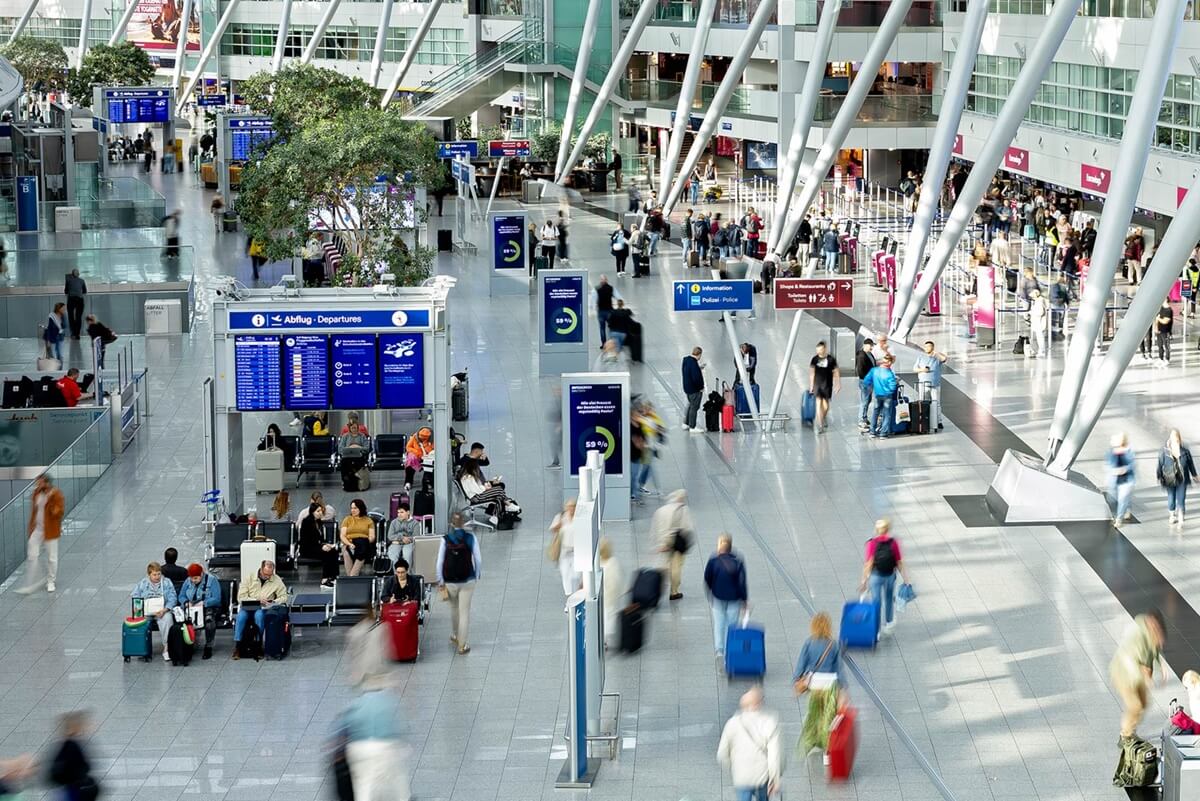 Terminal del aeropuerto de Düsseldorf DUS