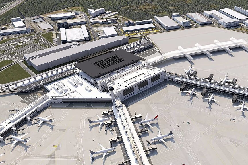 Puertas del aeropuerto de Fráncfort