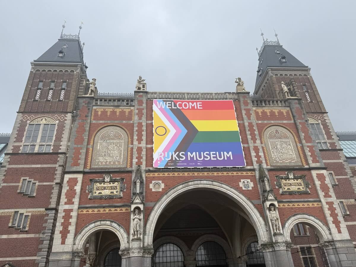 Entrance to Rijks Museum